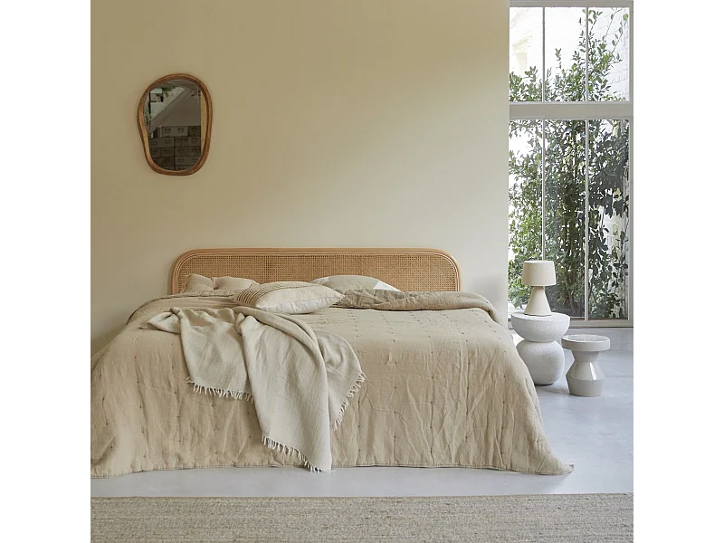 Kopfteil aus Rattanstäben 200 Joséphine