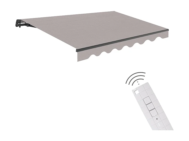 Wasabi - Tenda Motorizzata Esterna 3x2,5 Grigio – Telecomando