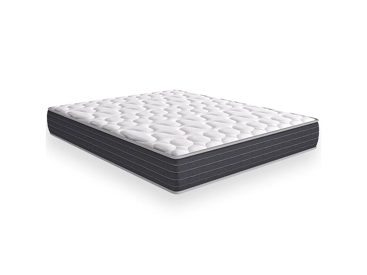 Matelas mémoire de forme 180x200 Memo HR Hbedding - Mousse ergonomique, mousse HR 35kg et mousse à effet mémoire de forme
