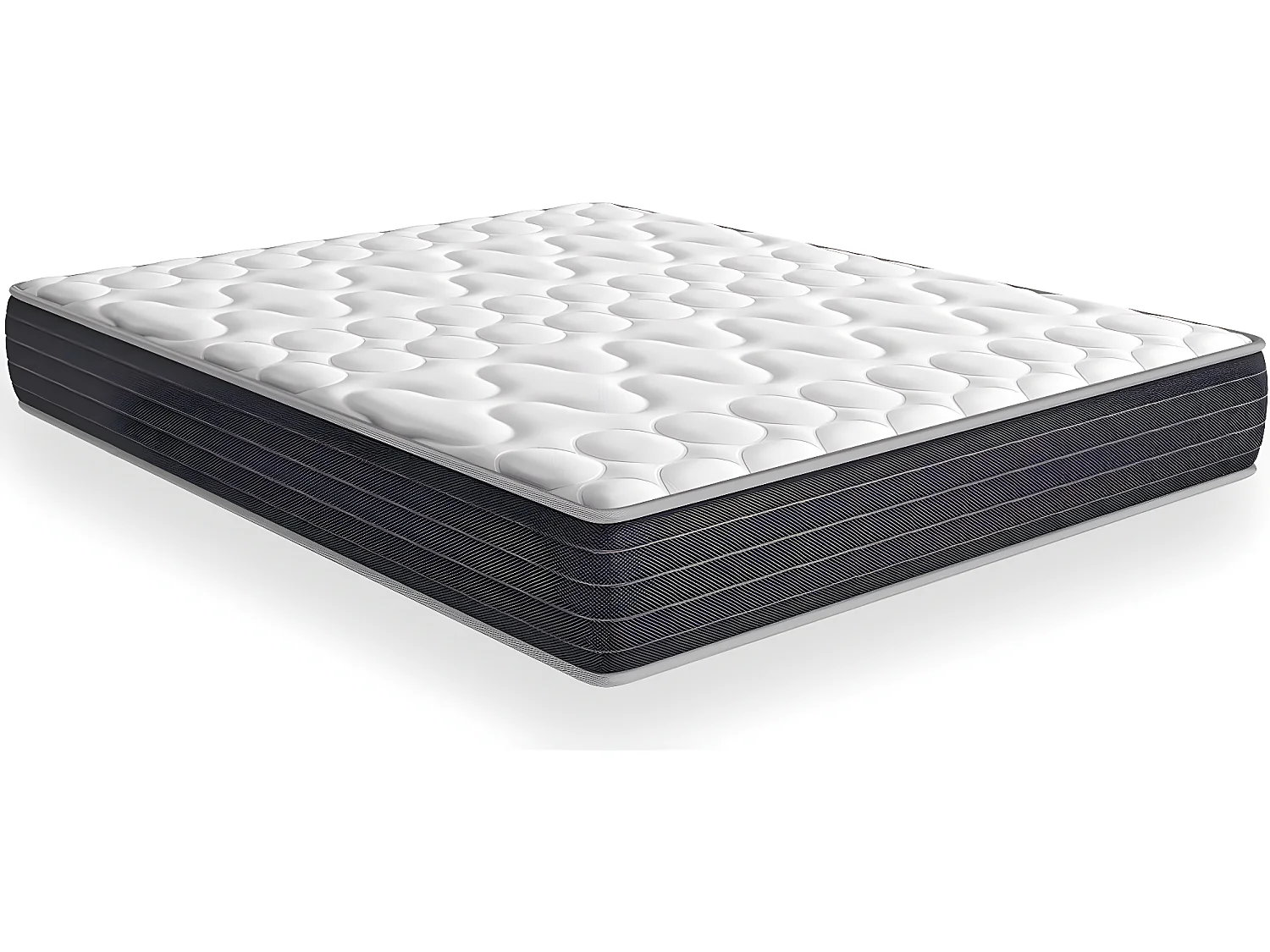 Matelas mémoire de forme 180x200 Memo HR Hbedding - Mousse ergonomique, mousse HR 35kg et mousse à effet mémoire de forme