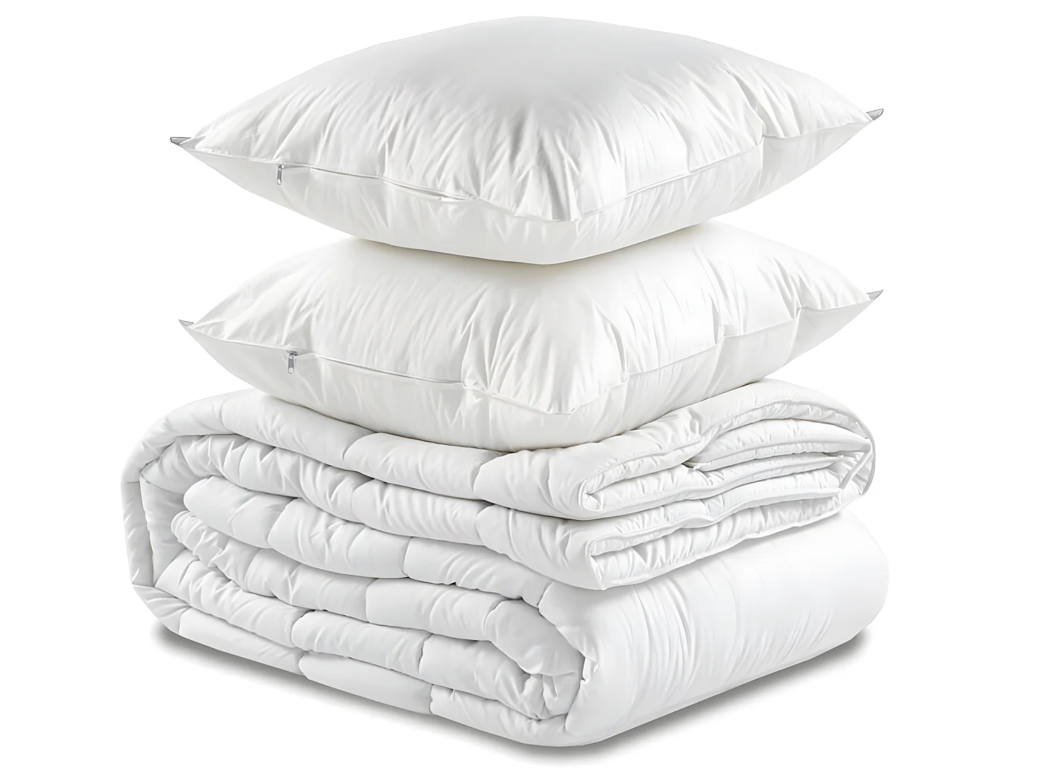 Matelas mémoire de forme 160x200 Memo HR Hbedding + couette chaude 240x220cm + 2 oreillers 60x60cm