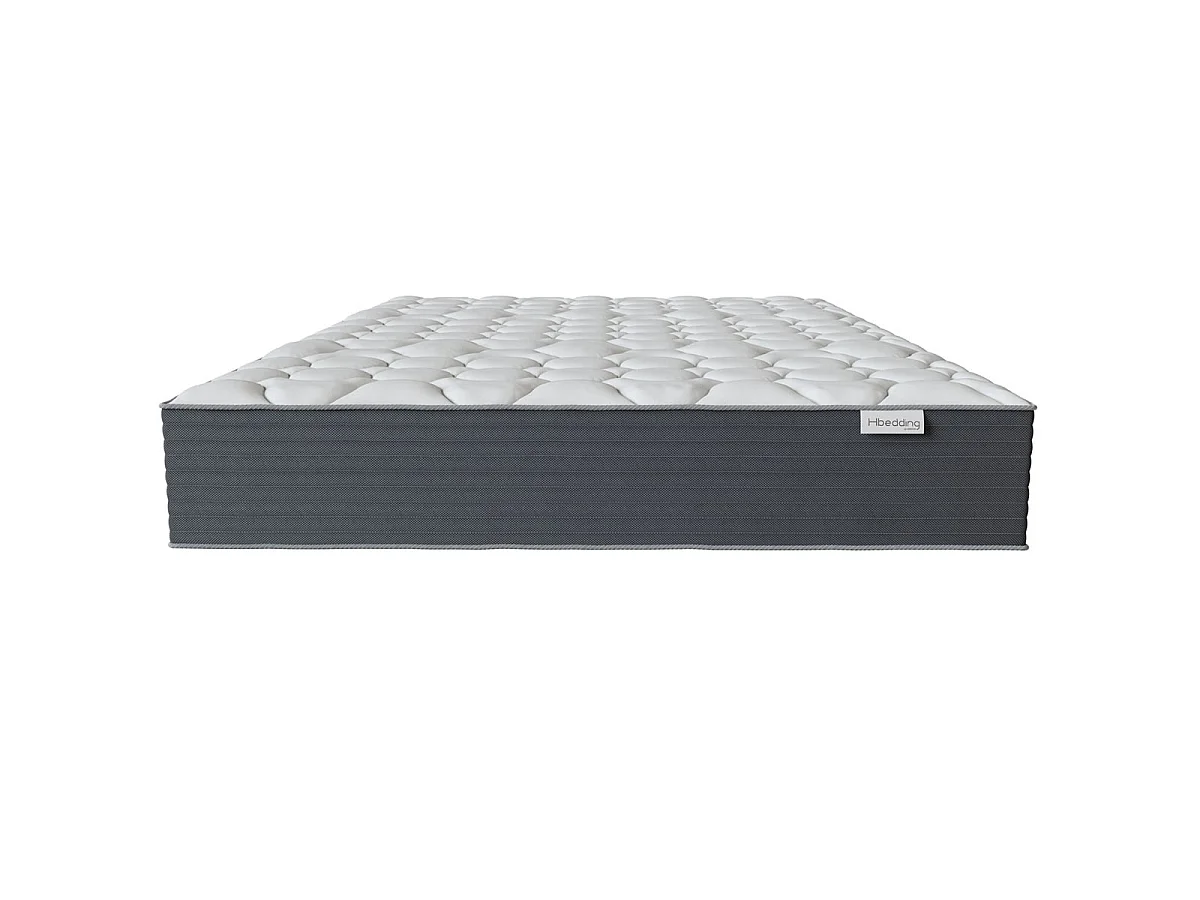 Matelas mémoire de forme 160x200 Memo HR Hbedding + couette chaude 240x220cm + 2 oreillers 60x60cm