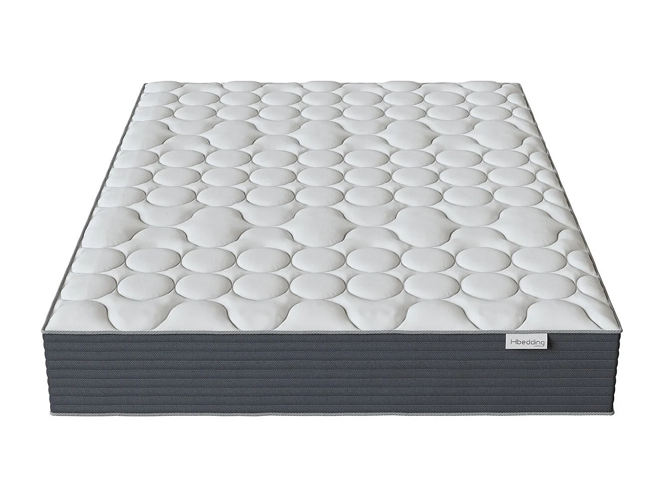 Matelas mémoire de forme 160x200 Memo HR Hbedding + couette chaude 240x220cm + 2 oreillers 60x60cm