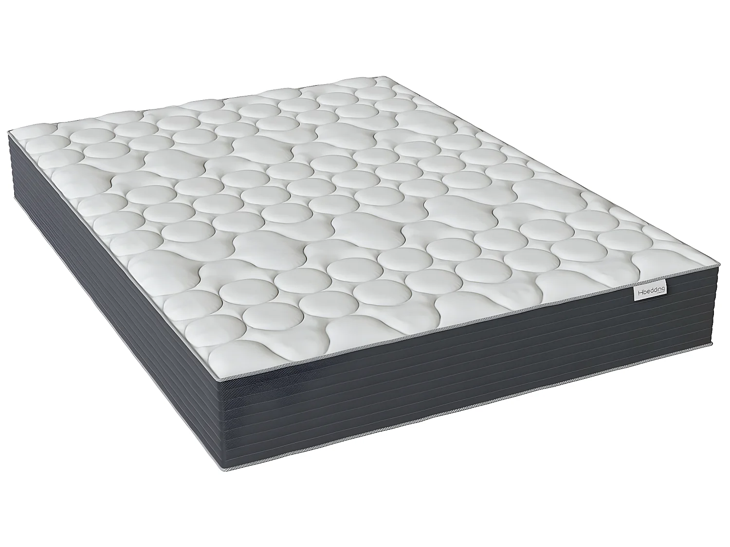Matelas mémoire de forme 160x200 Memo HR Hbedding + couette chaude 240x220cm + 2 oreillers 60x60cm