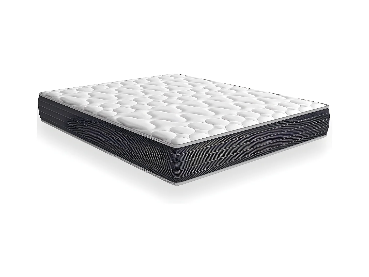 Matelas mémoire de forme 140x190 Memo HR Hbedding - Mousse ergonomique, mousse HR 35kg et mousse à effet mémoire de forme
