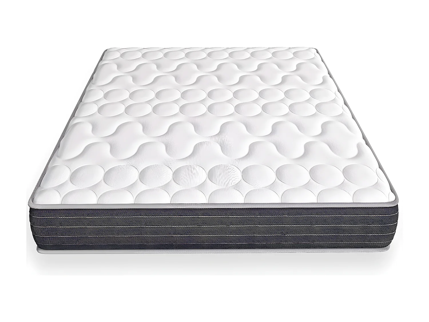 Matelas mémoire de forme 140x190 Memo HR Hbedding - Mousse ergonomique, mousse HR 35kg et mousse à effet mémoire de forme