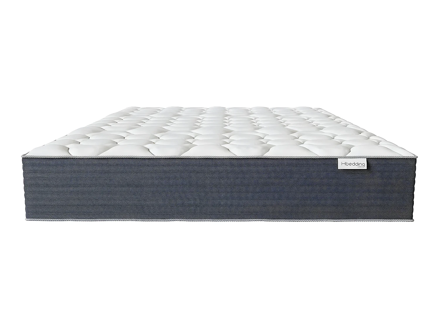 Matelas ressorts ensachés 160x200 Spring Plus Hbedding - Mousse à mémoire de forme et ressorts ensachés