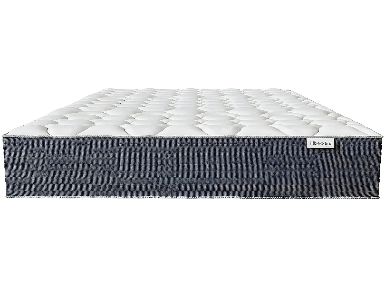 Matelas ressorts ensachés 160x200 Spring Plus Hbedding - Mousse à mémoire de forme et ressorts ensachés
