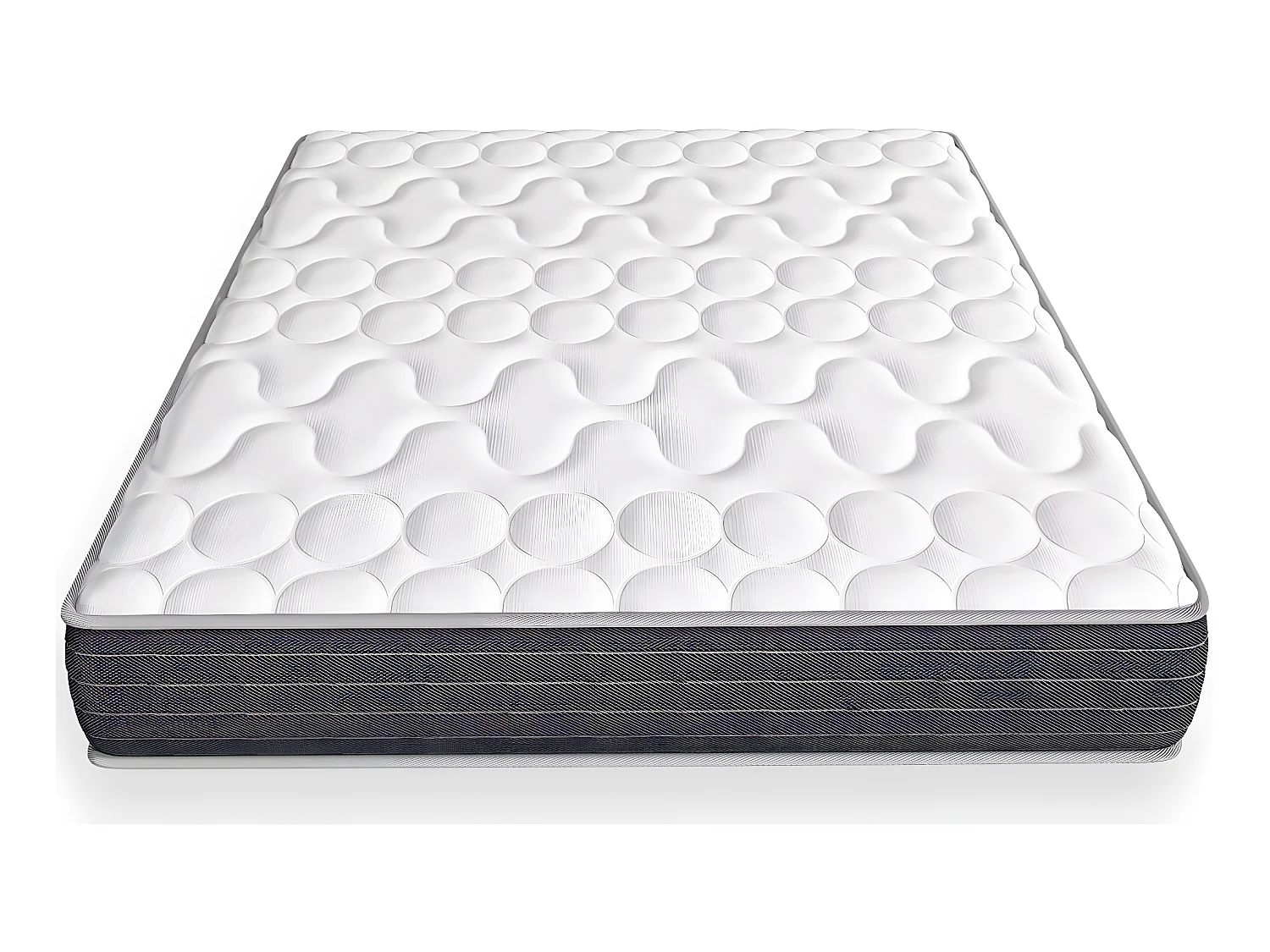 Matelas mémoire de forme 160x200 Memo HR Hbedding - Mousse ergonomique, mousse HR 35kg et mousse à effet mémoire de forme