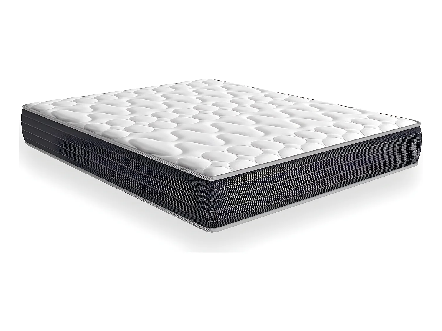 Matelas mémoire de forme 160x200 Memo HR Hbedding - Mousse ergonomique, mousse HR 35kg et mousse à effet mémoire de forme