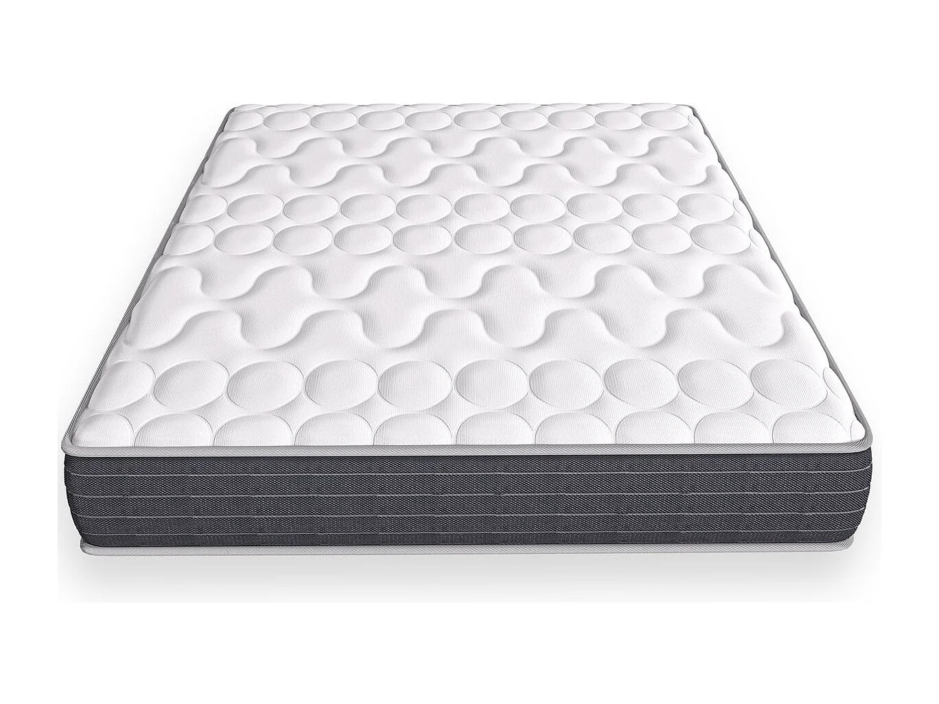 Matelas mémoire de forme 160x200 Memo HR Hbedding - Mousse ergonomique, mousse HR 35kg et mousse à effet mémoire de forme