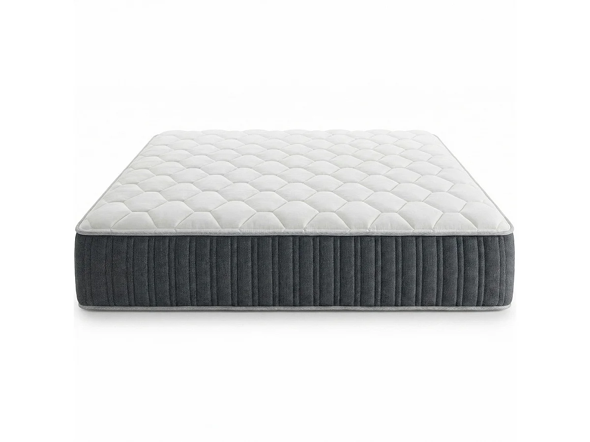 Matelas mémoire de forme 90x190 Memo Prestige Hbedding - Mousse ergonomique, mousse HR 35kg et mousse à effet mémoire de forme