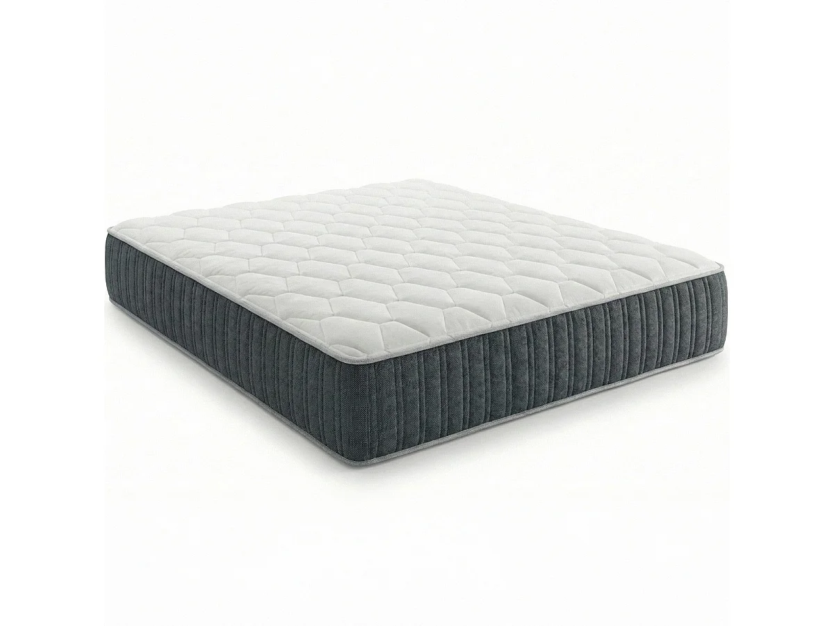 Matelas mémoire de forme 90x190 Memo Prestige Hbedding - Mousse ergonomique, mousse HR 35kg et mousse à effet mémoire de forme