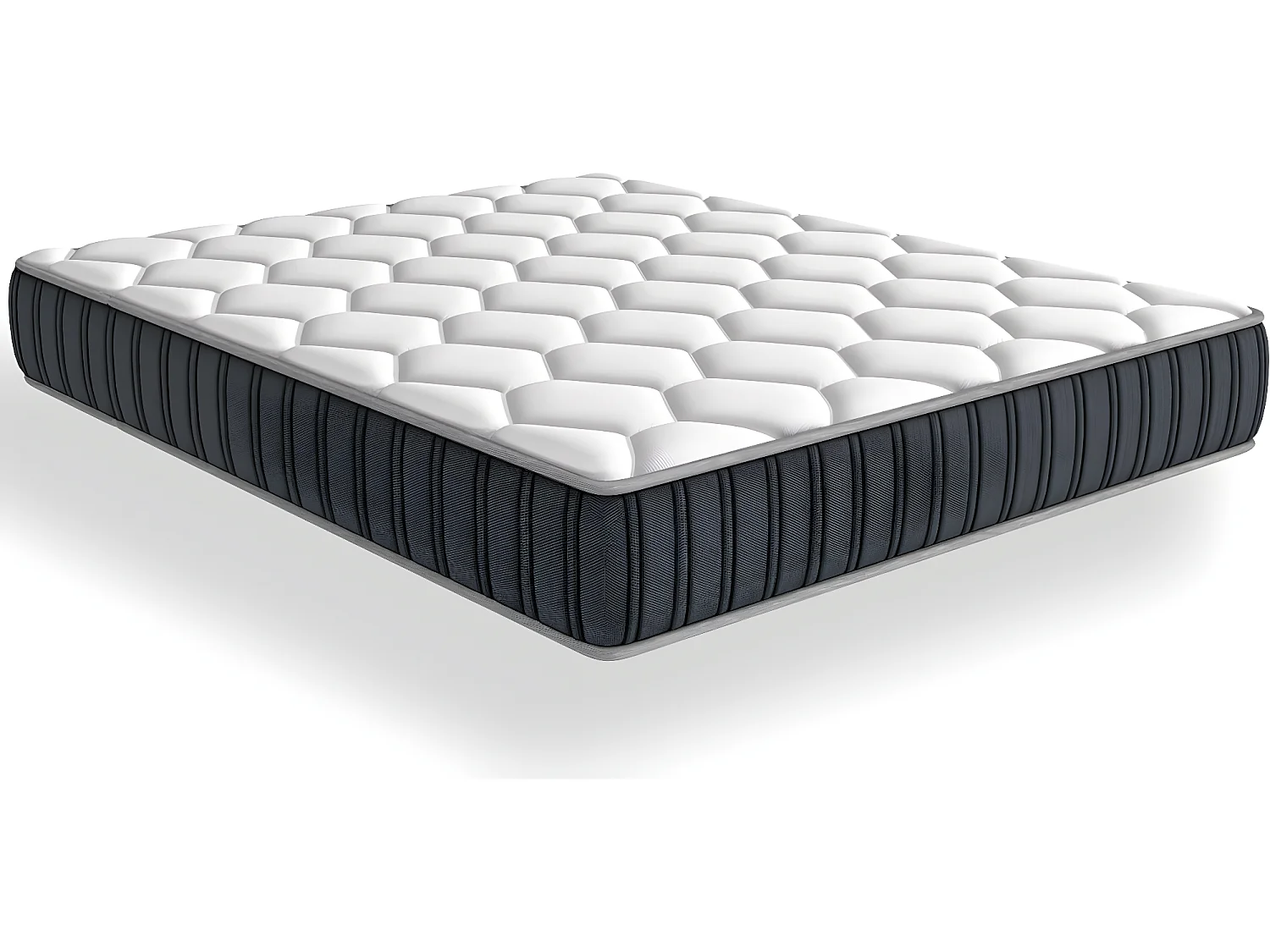 Matelas mémoire de forme 90x190 Memo Prestige Hbedding - Mousse ergonomique, mousse HR 35kg et mousse à effet mémoire de forme