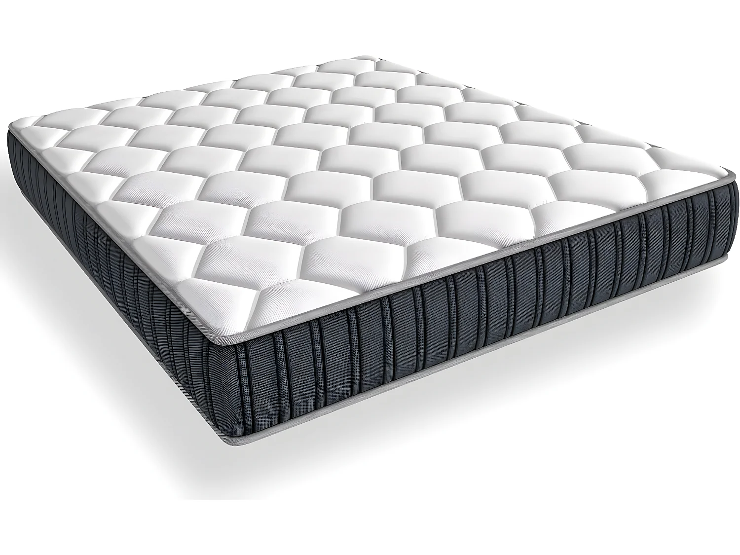 Matelas mémoire de forme 90x190 Memo Prestige Hbedding - Mousse ergonomique, mousse HR 35kg et mousse à effet mémoire de forme