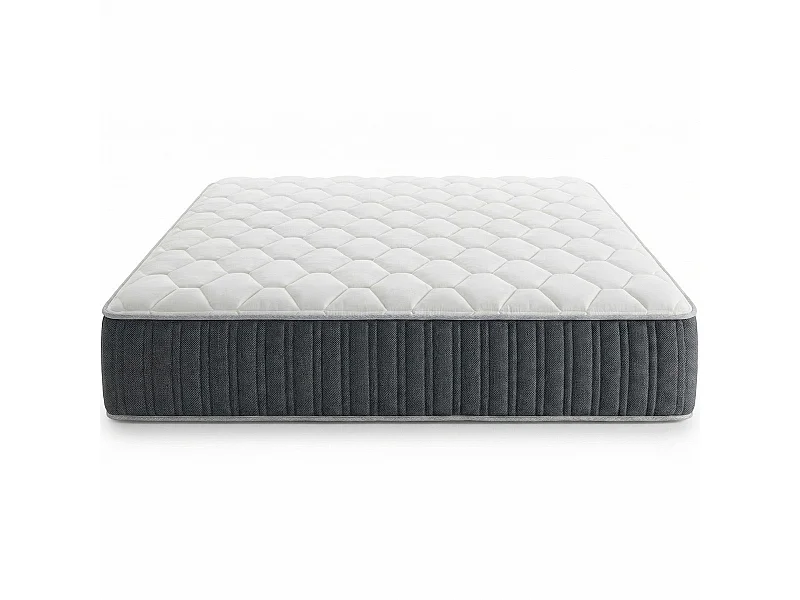 Matelas mémoire de forme 90x190 Memo Prestige Hbedding - Mousse ergonomique, mousse HR 35kg et mousse à effet mémoire de forme