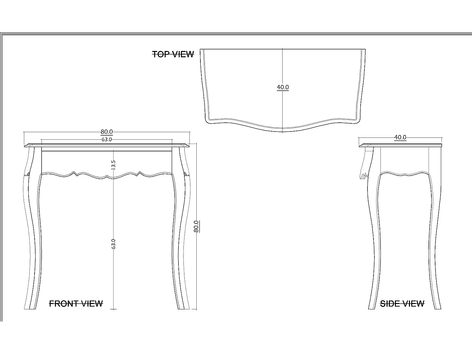 Petit bureau gris Murano