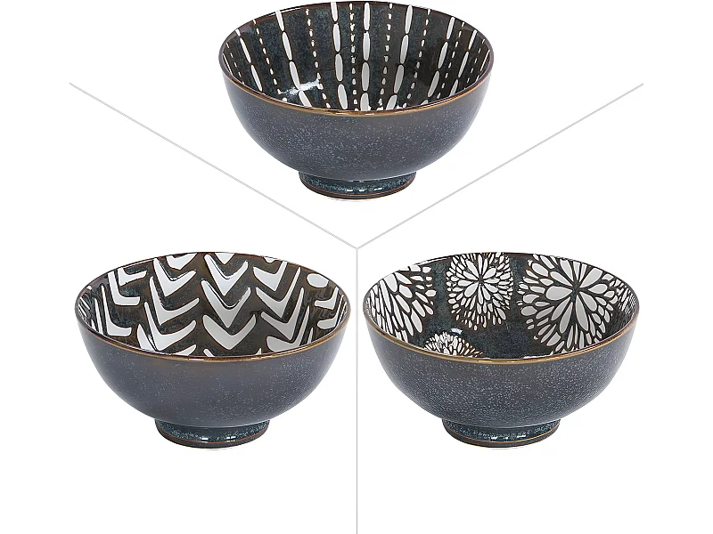 Bol penjab brun 15 cm (lot de 3)