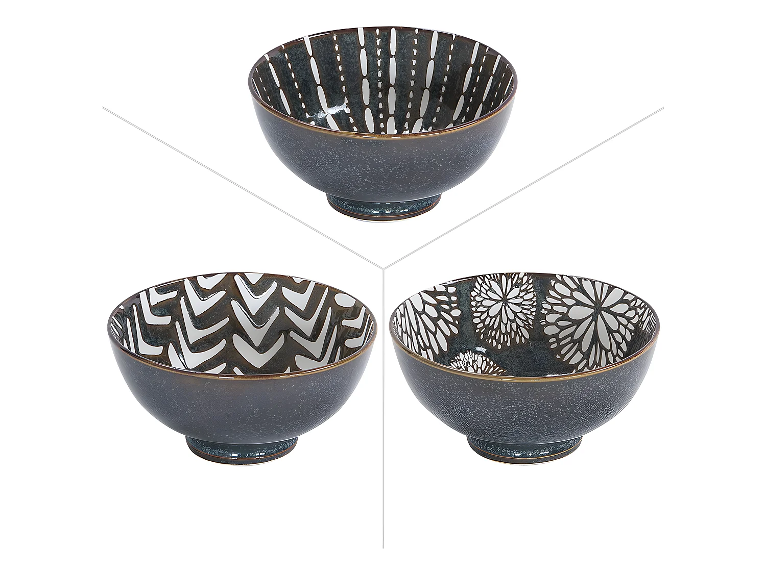 Bol penjab brun 15 cm (lot de 3)