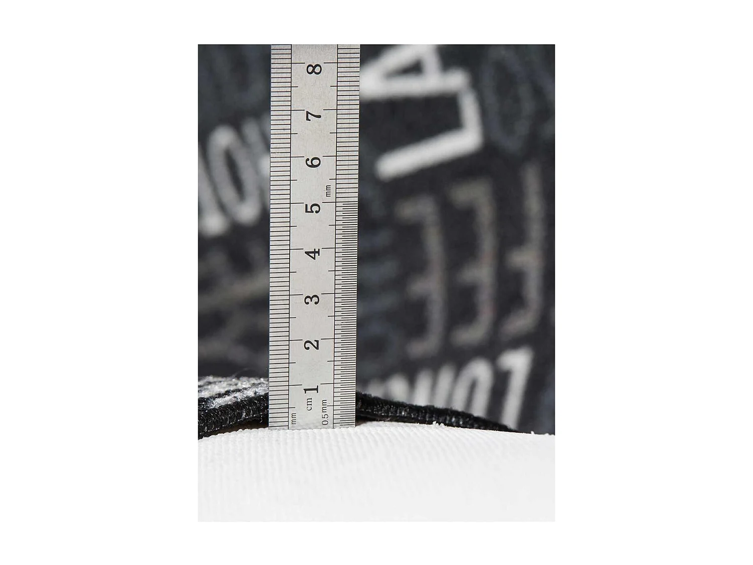 tappeto da cucina 67x180 cm motivo grigio CAFE LOVE scritta