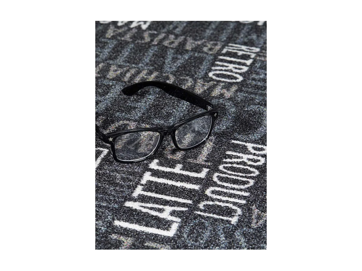 tappeto da cucina 67x180 cm motivo grigio CAFE LOVE scritta