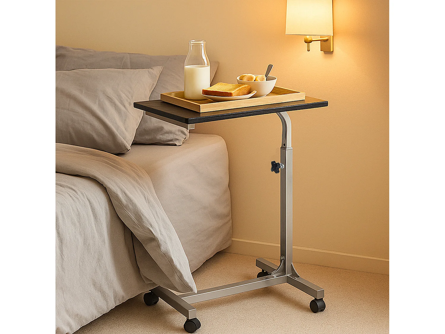 Table de Lit pour Ordinateur Portable Hauteur Réglable