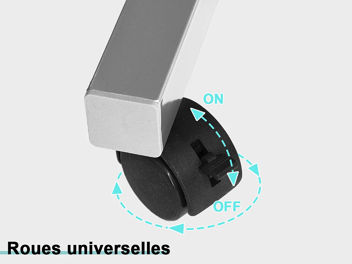 Table de Lit pour Ordinateur Portable Hauteur Réglable