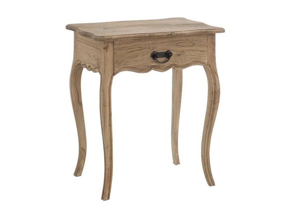 Table de chevet 1 tiroir Bois naturel - KARA