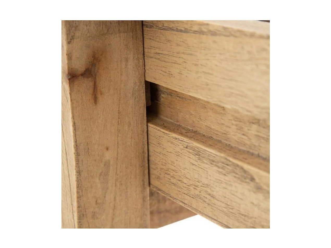 Table de chevet 1 tiroir Bois naturel - KARA