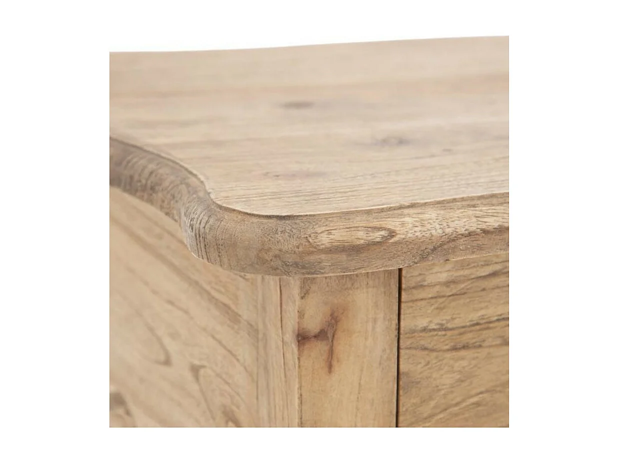 Table de chevet 1 tiroir Bois naturel - KARA
