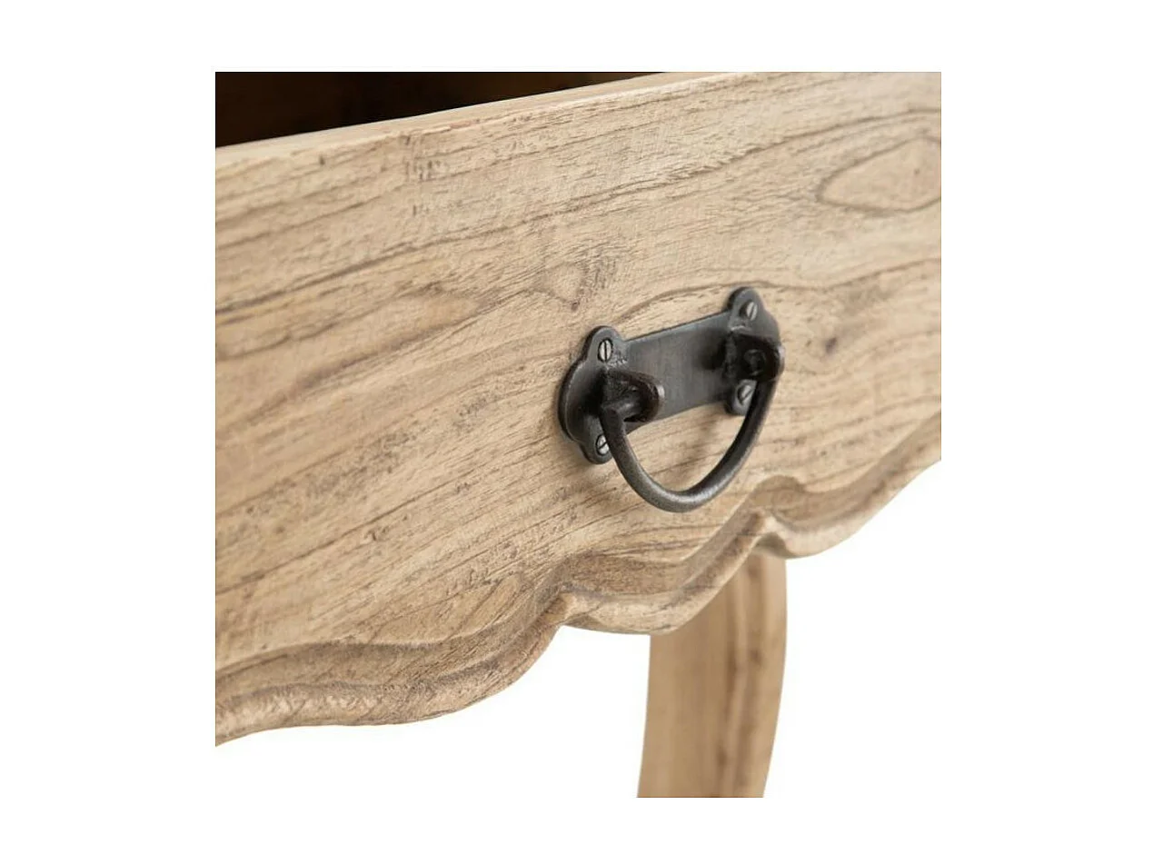 Table de chevet 1 tiroir Bois naturel - KARA