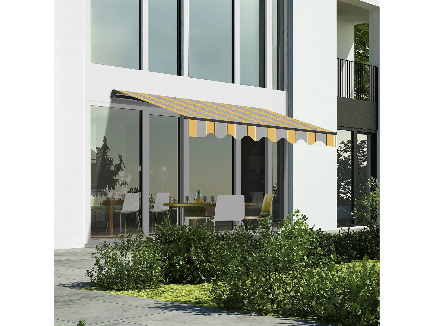 Wasabi - Tenda Esterna Avvolgibile 3x2,5 AGB Poliestere