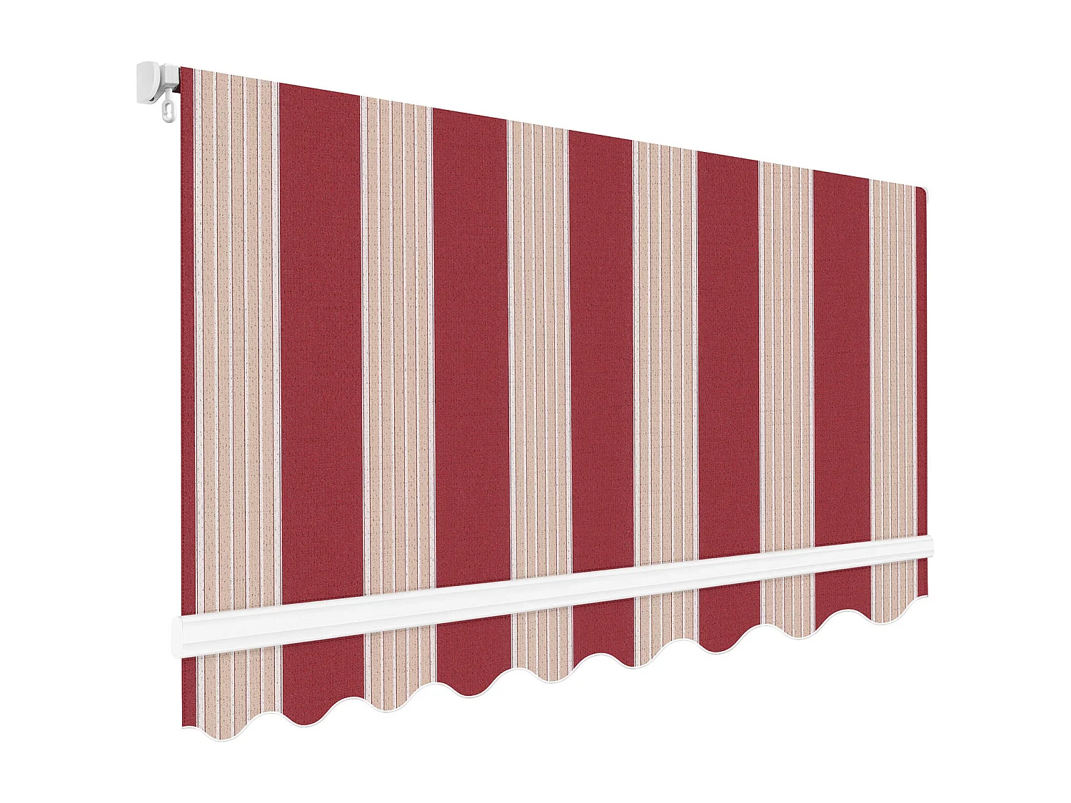 Wasabi - Tenda Balcone Esterno Pieghevole 2,5x2 Granata