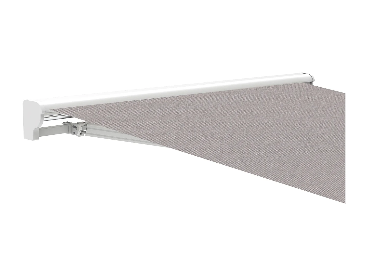 Wasabi - Tenda Esterna Avvolgibile 3x2,5 Grigio Poliestere – Semicassonetto