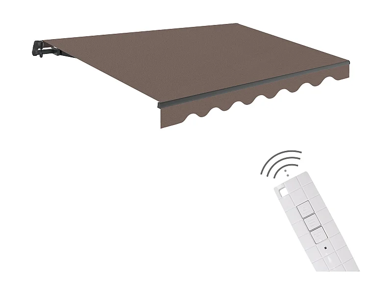 Wasabi - Tenda Motorizzata Esterna 3x2,5 Taupe – Telecomando