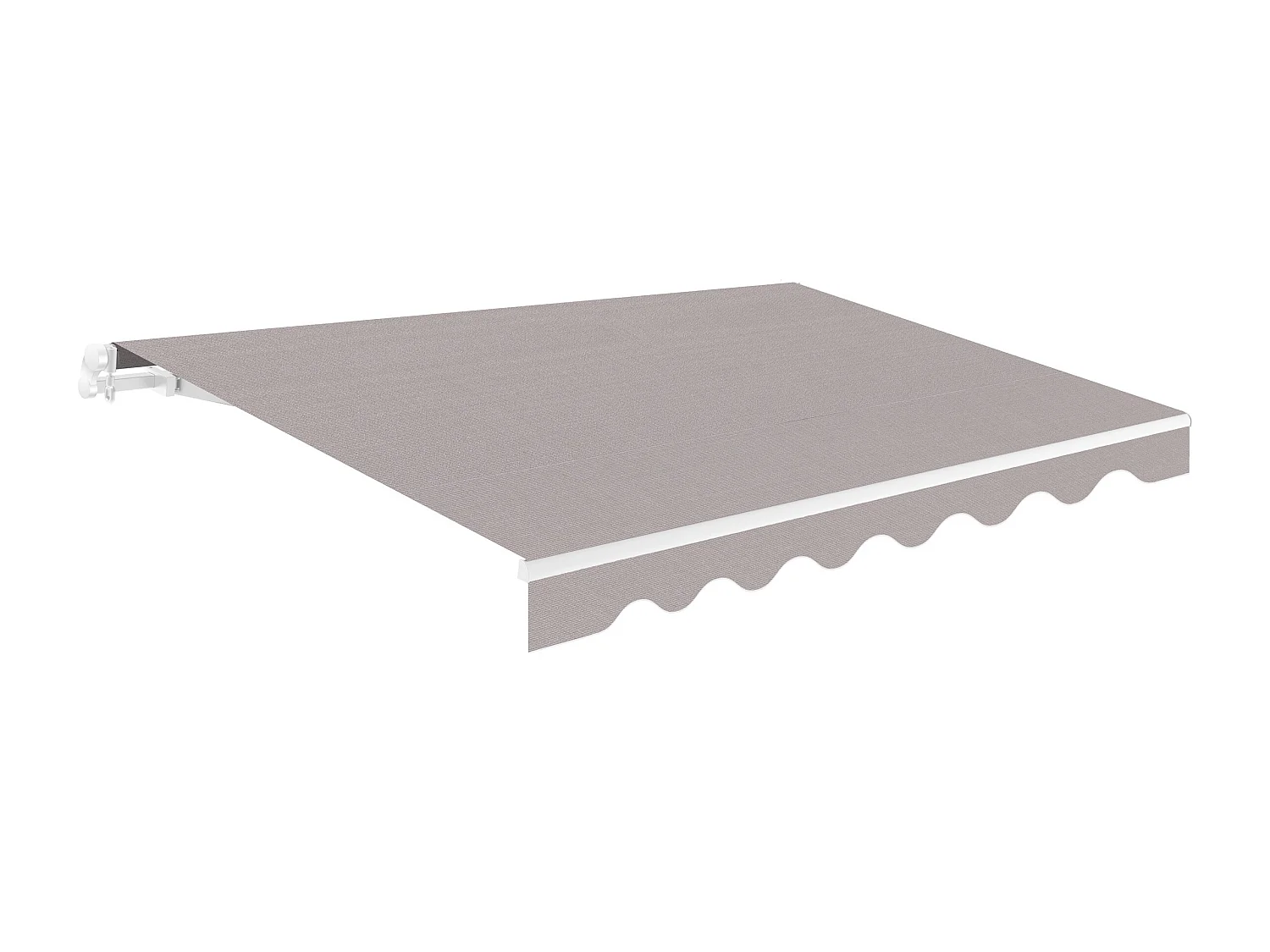 Wasabi - Tenda Esterna Avvolgibile 3x2,5 Grigio - Telo Poliestere