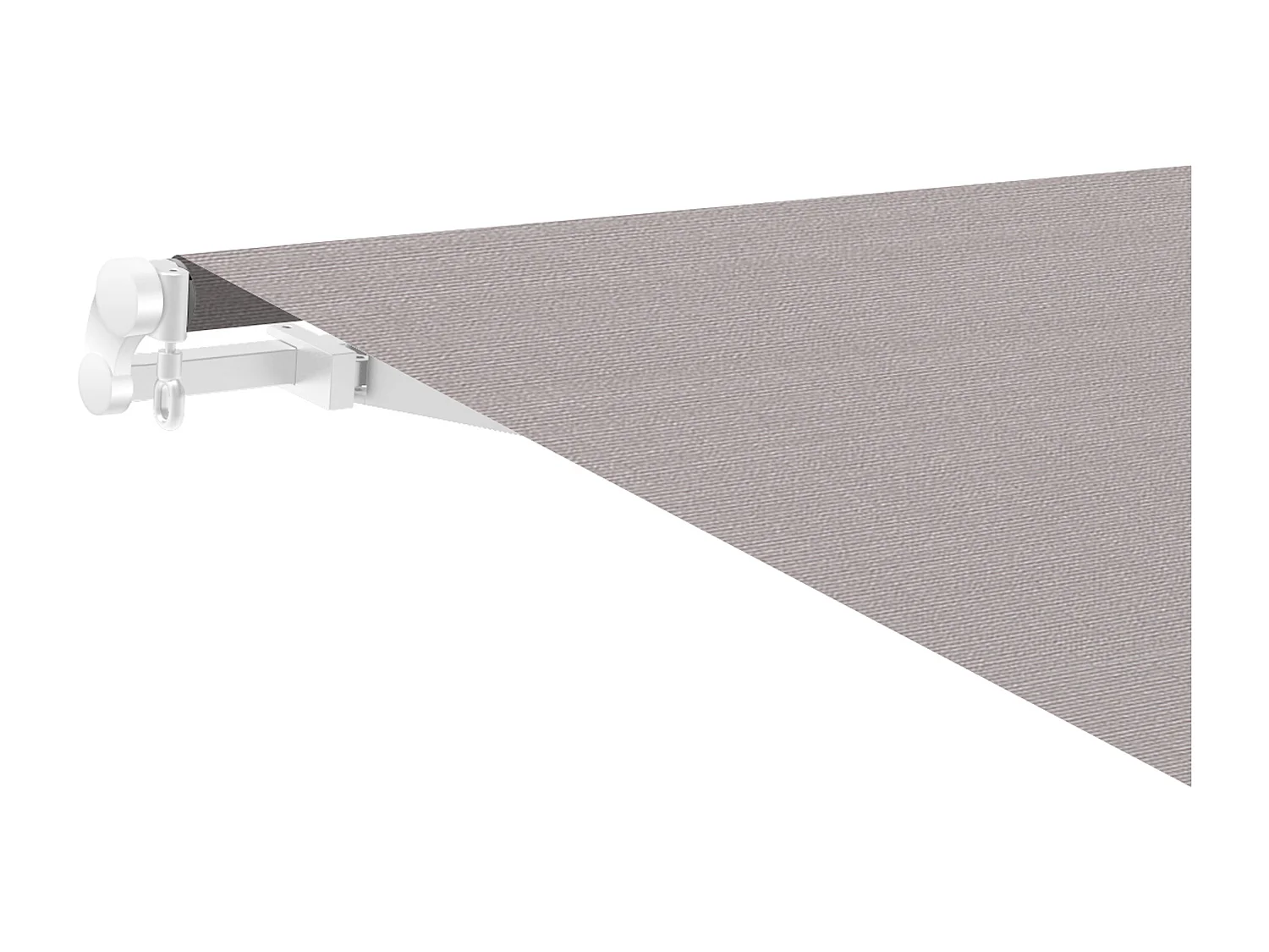 Wasabi - Tenda Esterna Avvolgibile 3x2,5 Grigio - Telo Poliestere