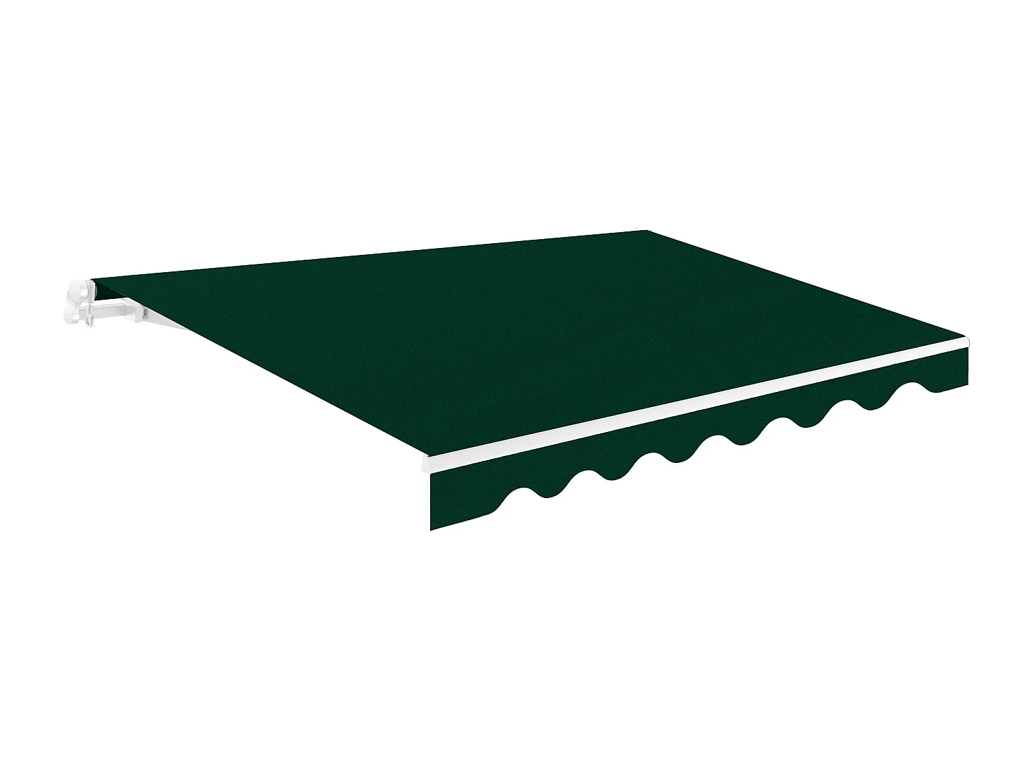 Wasabi - Tenda Esterna Avvolgibile 2,5x2 Verde - Telo Poliestere