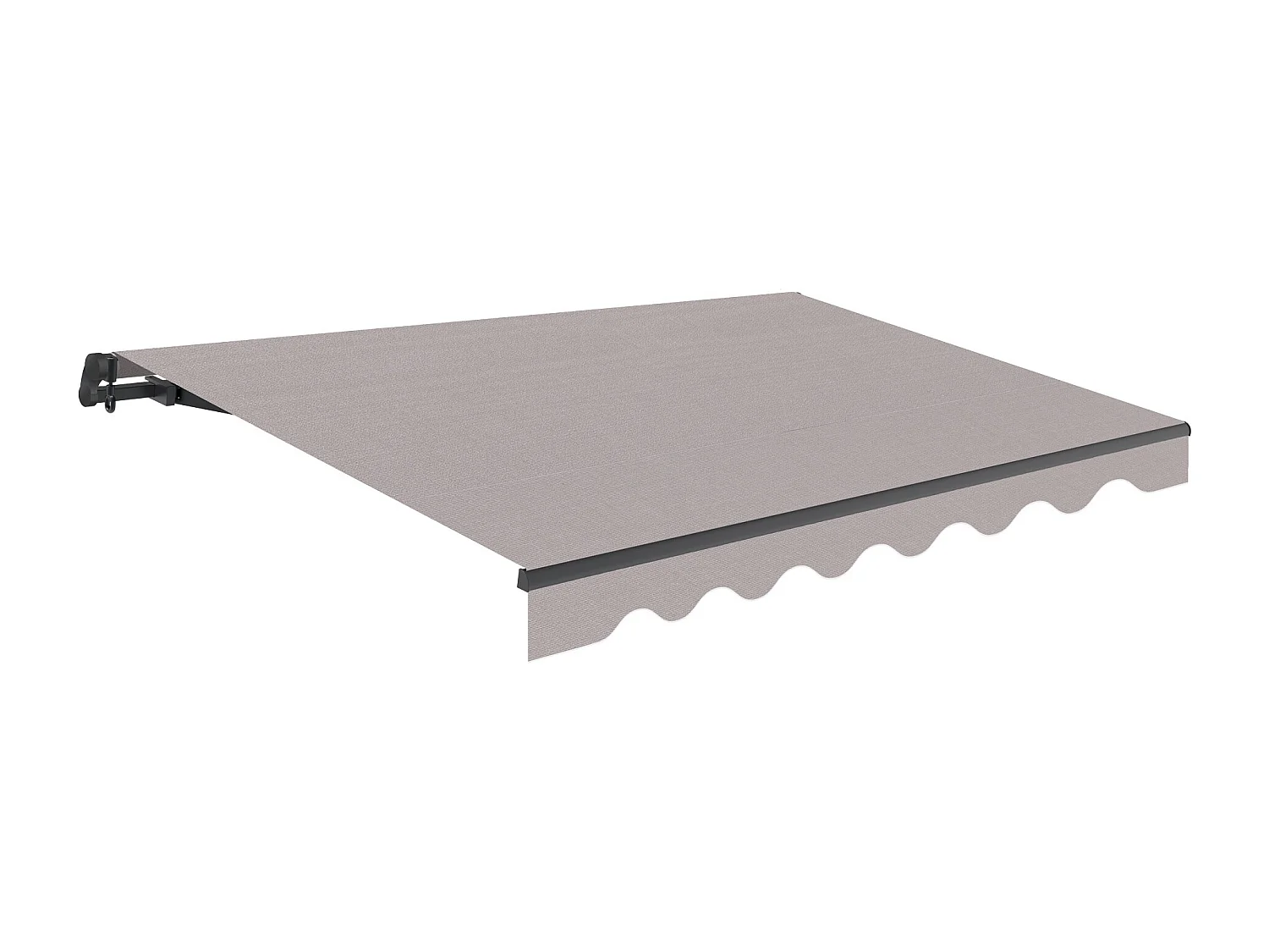 Wasabi - Tenda Esterna Avvolgibile 3x2,5 Grigio Poliestere