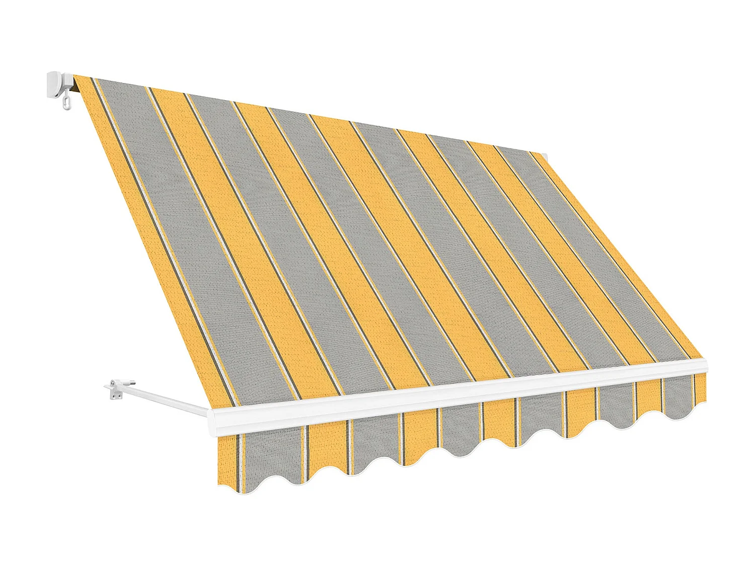 Wasabi - Tenda Balcone Esterno Pieghevole 2,5x2 Giallo