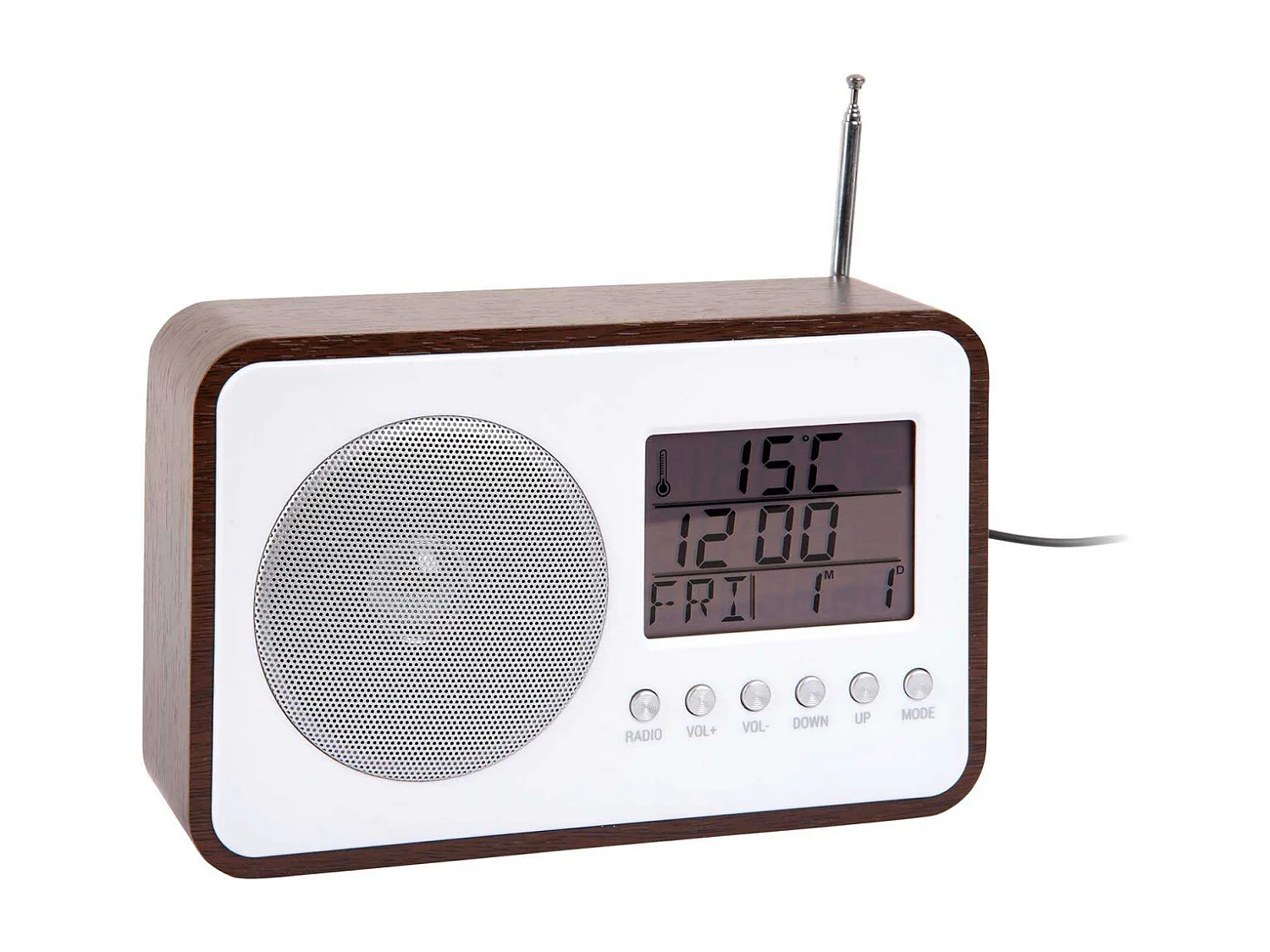 Réveil avec radio FM Retro