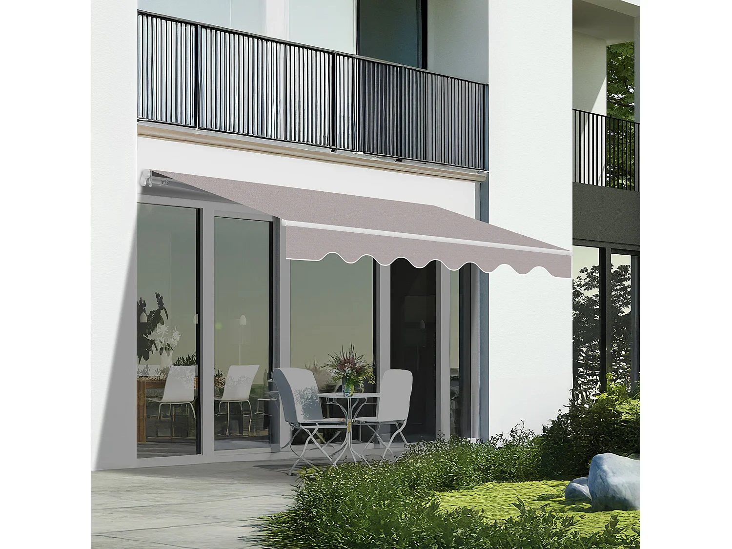 Wasabi - Tenda Motorizzata Esterna 3x2,5 Grigio – Telecomando