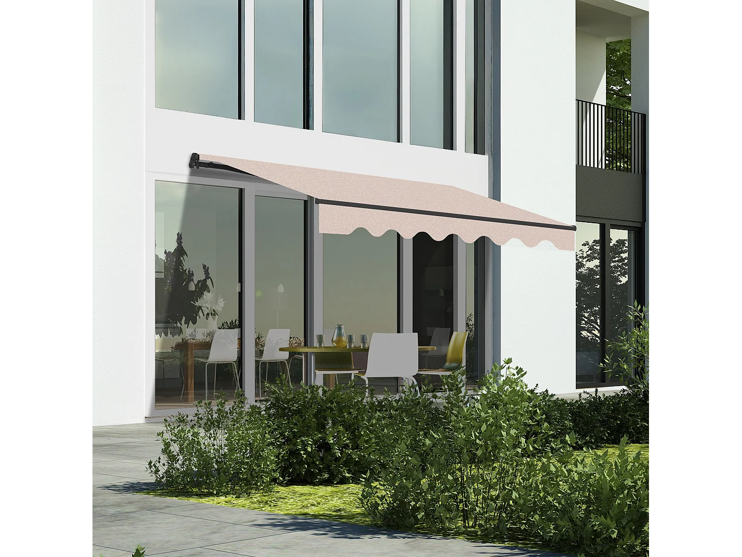 Wasabi - Tenda Esterna Avvolgibile 3x2,5 Arena Poliestere