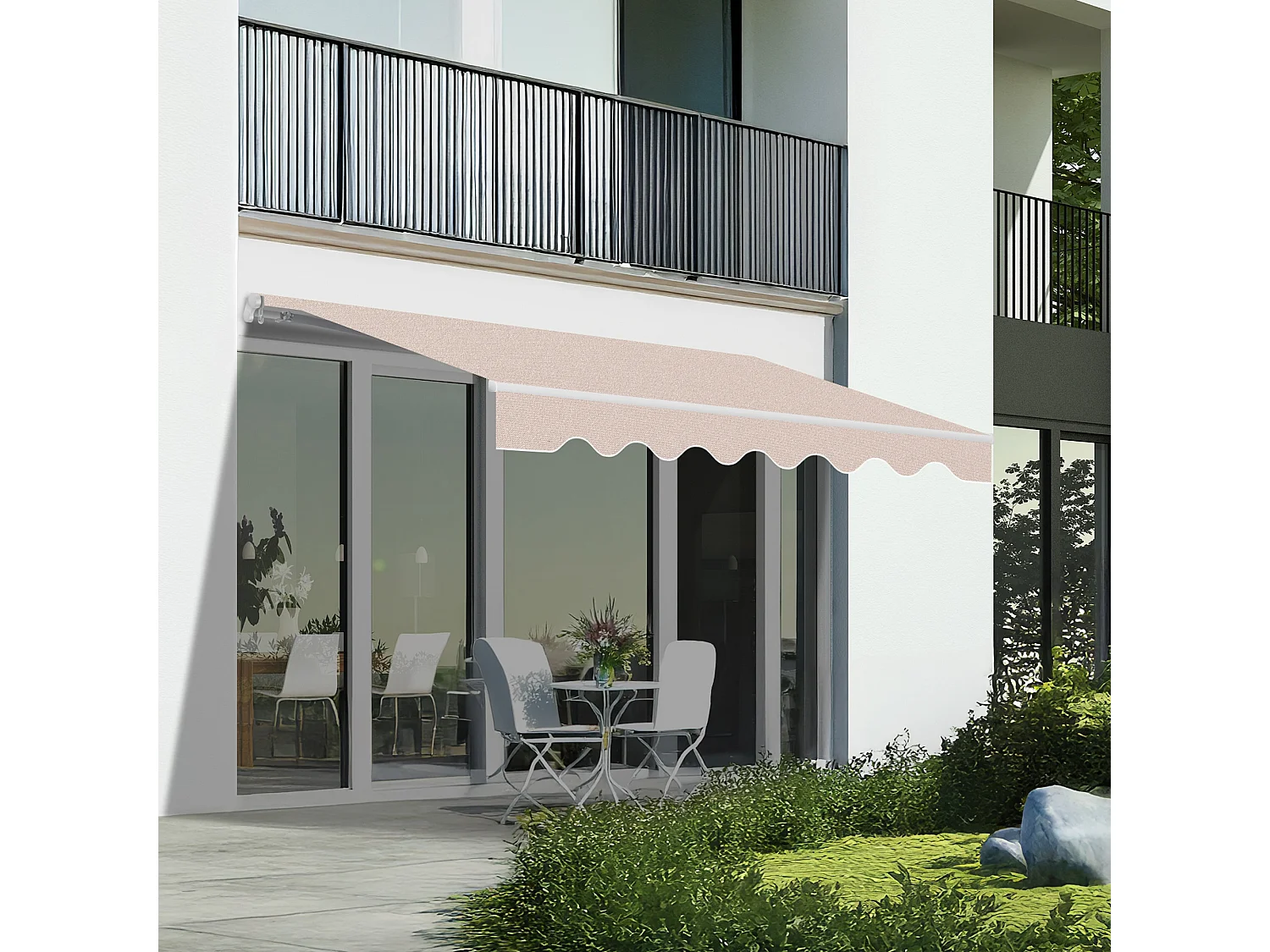 Wasabi - Tenda Esterna Avvolgibile 3x2,5 Arena - Telo Poliestere