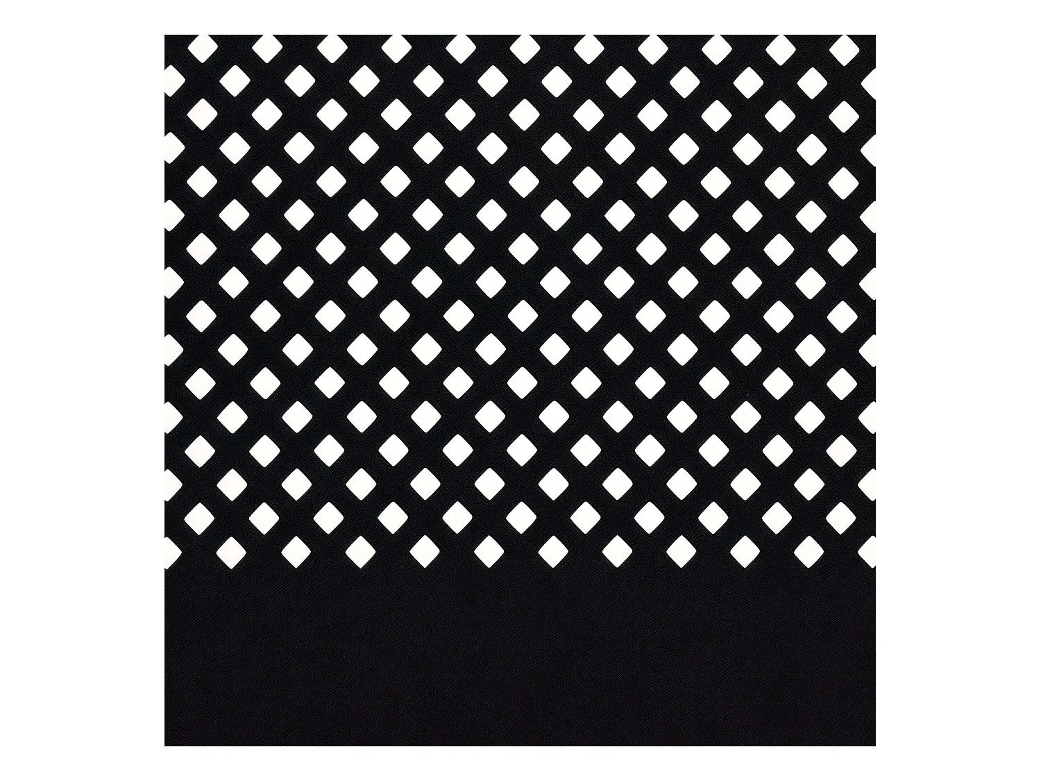 Table d'appoint de jardin - carré - Plastique - 80 x 80 cm - Noir - Lenval