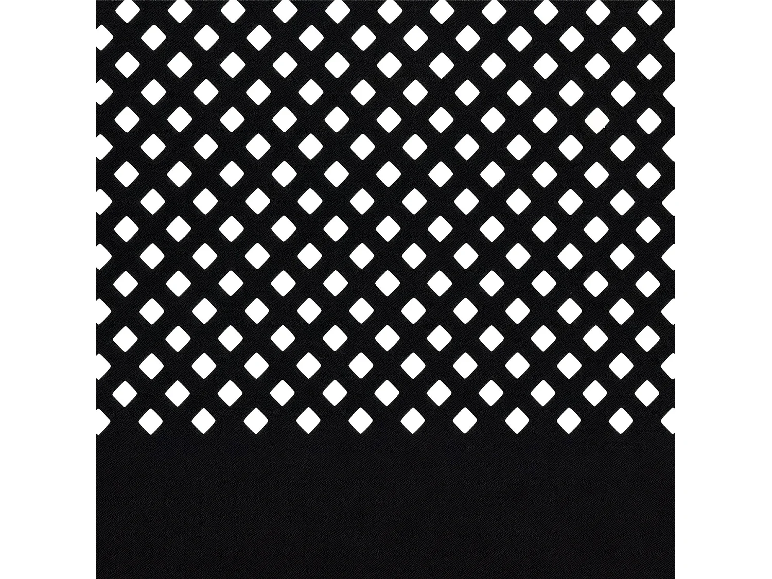 Table d'appoint de jardin - carré - Plastique - 80 x 80 cm - Noir - Lenval