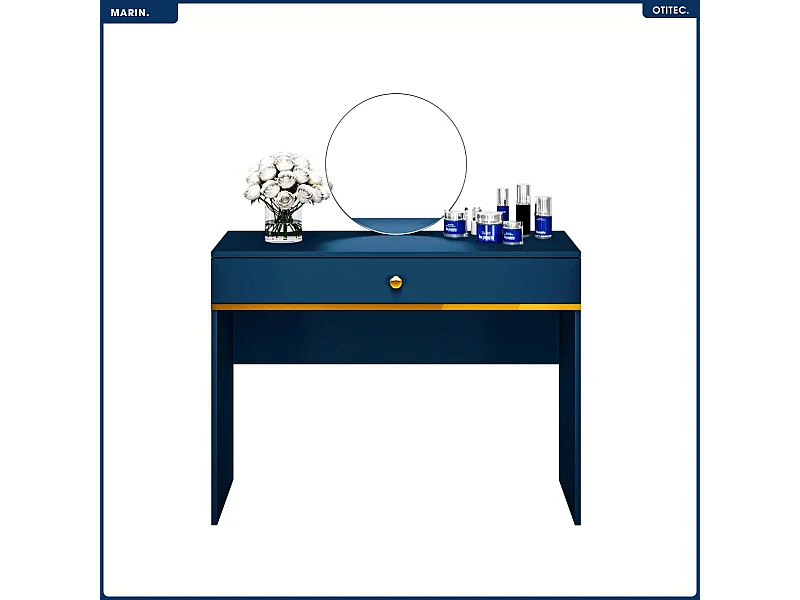 Coiffeuse - H.79 x L.100 x P.40 cm - MARIN