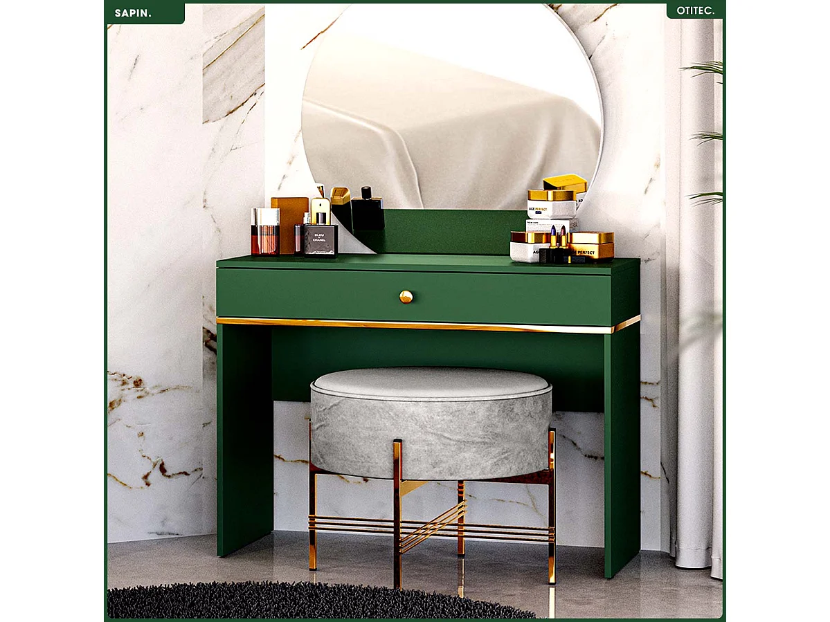 Coiffeuse - H.79 x L.100 x P.40 cm - SAPIN