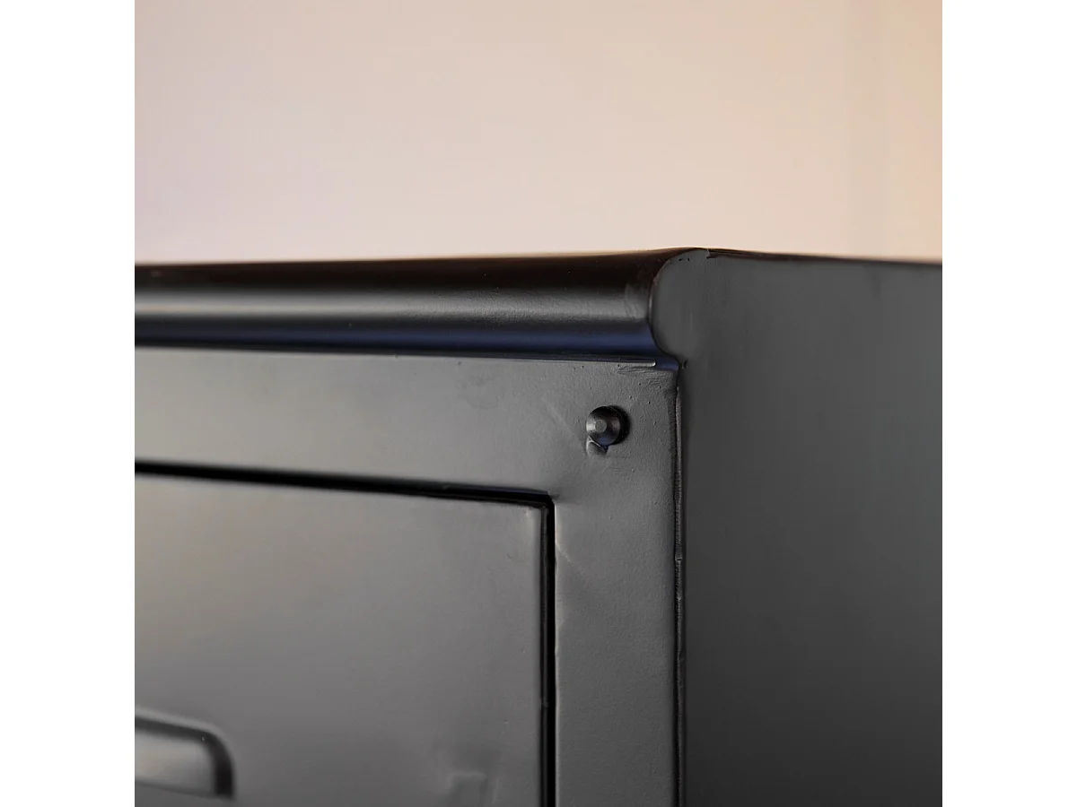 Schrank aus Metall Industriel 180 cm