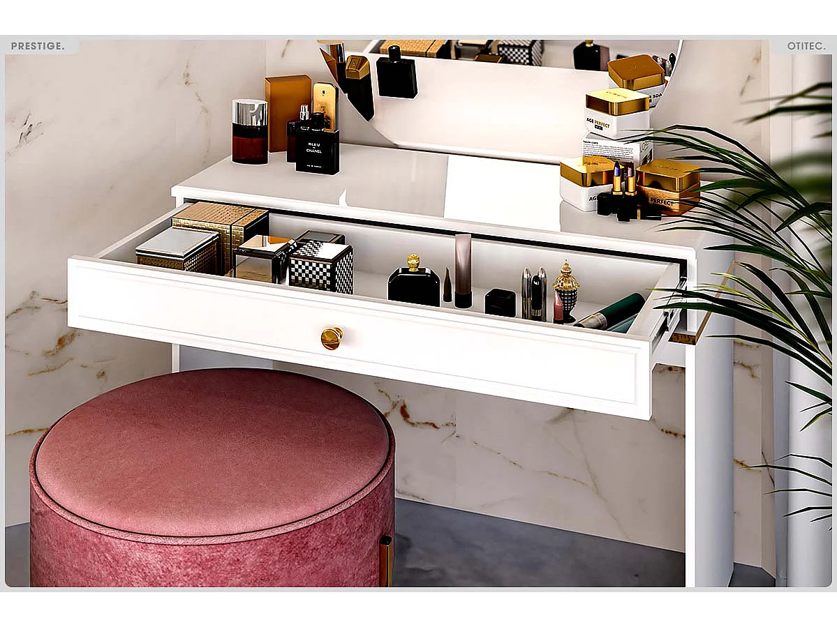 Coiffeuse - H.79 x L.100 x P.40 cm - PRESTIGE